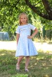Dívčí retro šaty modré Darlen